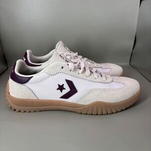 Converse Run Star Trainer Egret Dark Wine Gum Low Top Sneakers A10450C Womens 6